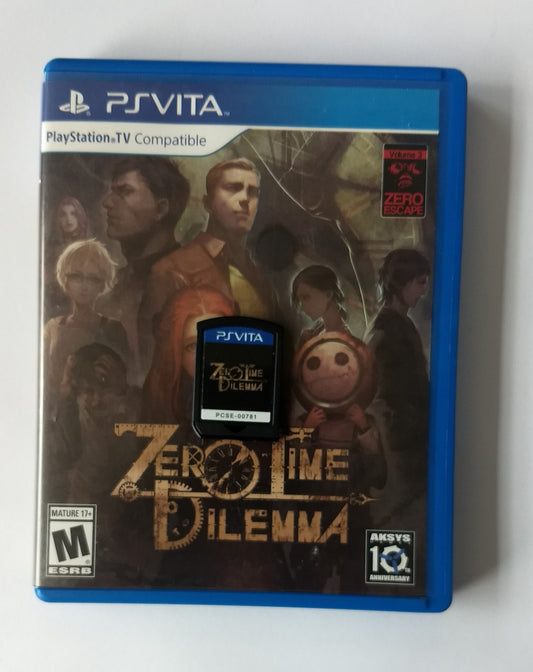 ZERO TIME DILEMMA PLAYSTATION VITA - jeux video game-x