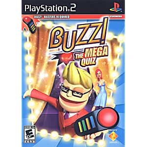 BUZZ THE MEGA QUIZ (PLAYSTATION 2 PS2) - jeux video game-x