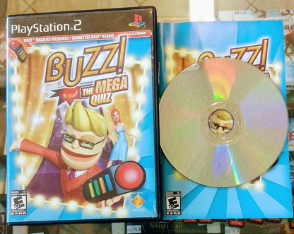 BUZZ THE MEGA QUIZ (PLAYSTATION 2 PS2) - jeux video game-x