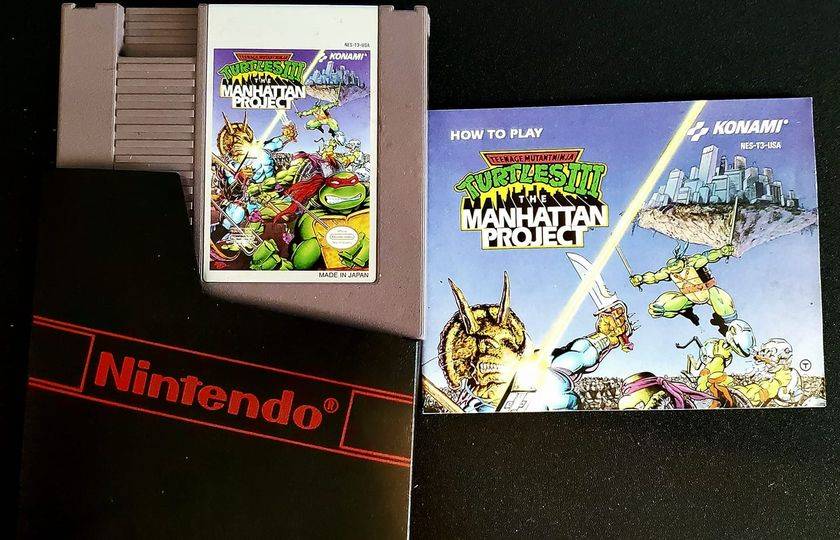 TEENAGE MUTANT NINJA TURTLE TMNT III 3 : THE MANHATTAN PROJECT NINTENDO NES - jeux video game-x