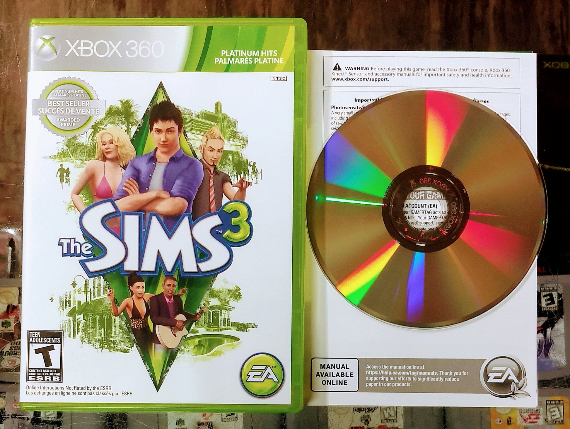 THE SIMS 3 PLATINUM HITS XBOX 360 X360 | jeux video game-x