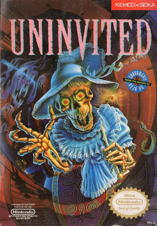 UNINVITED (NINTENDO NES) - jeux video game-x