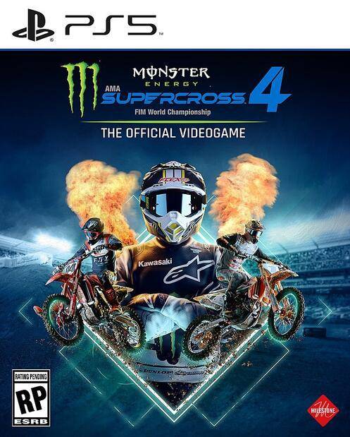 MONSTER ENERGY SUPERCROSS 4 PLAYSTATION 5 PS5 - jeux video game-x
