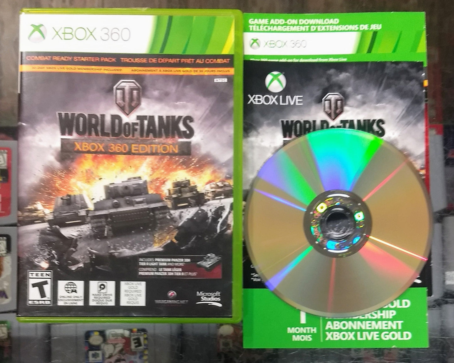 WORLD OF TANKS (XBOX 360 X360) - jeux video game-x