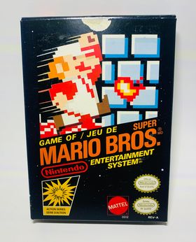 SUPER MARIO BROS EN BOITE MATTEL CANADIEN NINTENDO NES - jeux video game-x