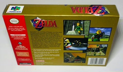 THE LEGEND OF ZELDA OCARINA OF TIME EN BOITE NINTENDO 64 N64 - jeux video game-x