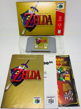 THE LEGEND OF ZELDA OCARINA OF TIME EN BOITE NINTENDO 64 N64 - jeux video game-x