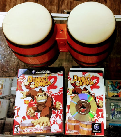 DONKEY KONGA 2 BONGO BUNDLE (NINTENDO GAMECUBE NGC) - jeux video game-x