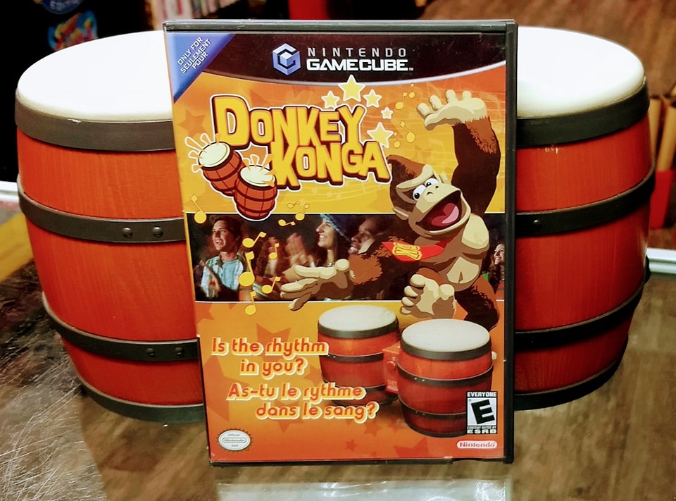 DONKEY KONGA BONGO BUNDLE (NINTENDO GAMECUBE NGC) - jeux video game-x