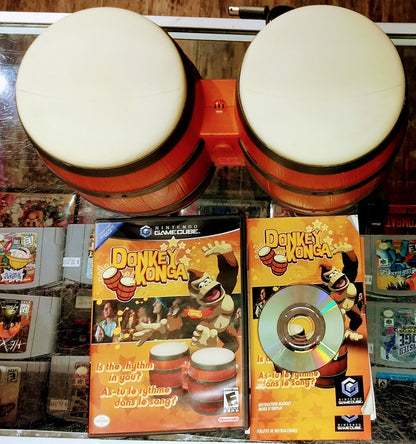 DONKEY KONGA BONGO BUNDLE (NINTENDO GAMECUBE NGC) - jeux video game-x