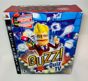 BUZZ! QUIZ TV 4 MANETTES CONTROLLERS BUNDLE PLAYSTATION 3 PS3 - jeux video game-x