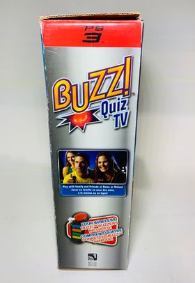 BUZZ! QUIZ TV 4 MANETTES CONTROLLERS BUNDLE PLAYSTATION 3 PS3 - jeux video game-x