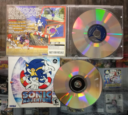 SONIC ADVENTURE NOT FOR RESALE NFR (SEGA DREAMCAST DC) - jeux video game-x