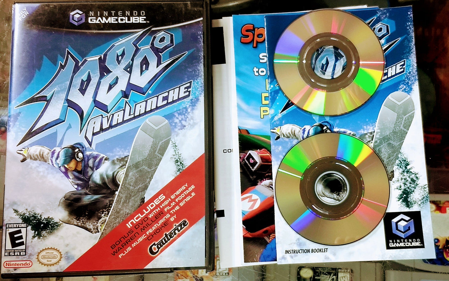 1080 AVALANCHE BONUS DVD BUNDLE (NINTENDO GAMECUBE NGC) - jeux video game-x