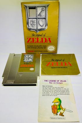 THE LEGEND OF ZELDA EN BOITE NINTENDO NES - jeux video game-x