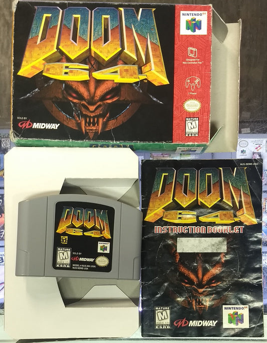 DOOM 64 EN BOITE (NINTENDO 64 N64) - jeux video game-x