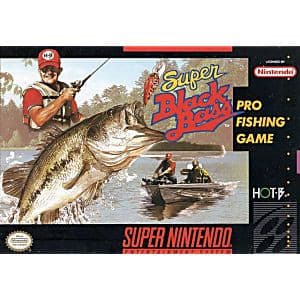 SUPER BLACK BASS EN BOITE (SUPER NINTENDO SNES) - jeux video game-x