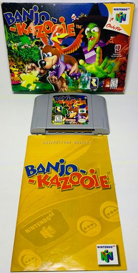 BANJO KAZOOIE EN BOITE NINTENDO 64 N64 - jeux video game-x