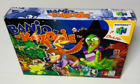 BANJO KAZOOIE EN BOITE NINTENDO 64 N64 - jeux video game-x