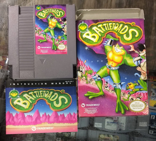 BATTLETOADS EN BOITE (NINTENDO NES) - jeux video game-x