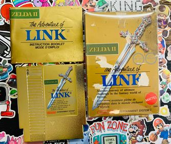 THE LEGEND OF ZELDA II 2 THE ADVENTURE OF LINK EN BOITE NINTENDO NES - jeux video game-x