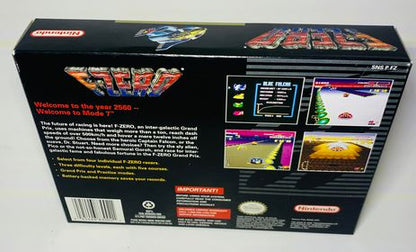 F-ZERO PLAYER'S CHOICE EN BOITE SUPER NINTENDO SNES - jeux video game-x