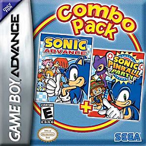 SONIC ADVANCE AND SONIC PINBALL PARTY (GAME BOY ADVANCE GBA) - jeux video game-x