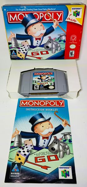 MONOPOLY EN BOITE NINTENDO 64 N64 - jeux video game-x