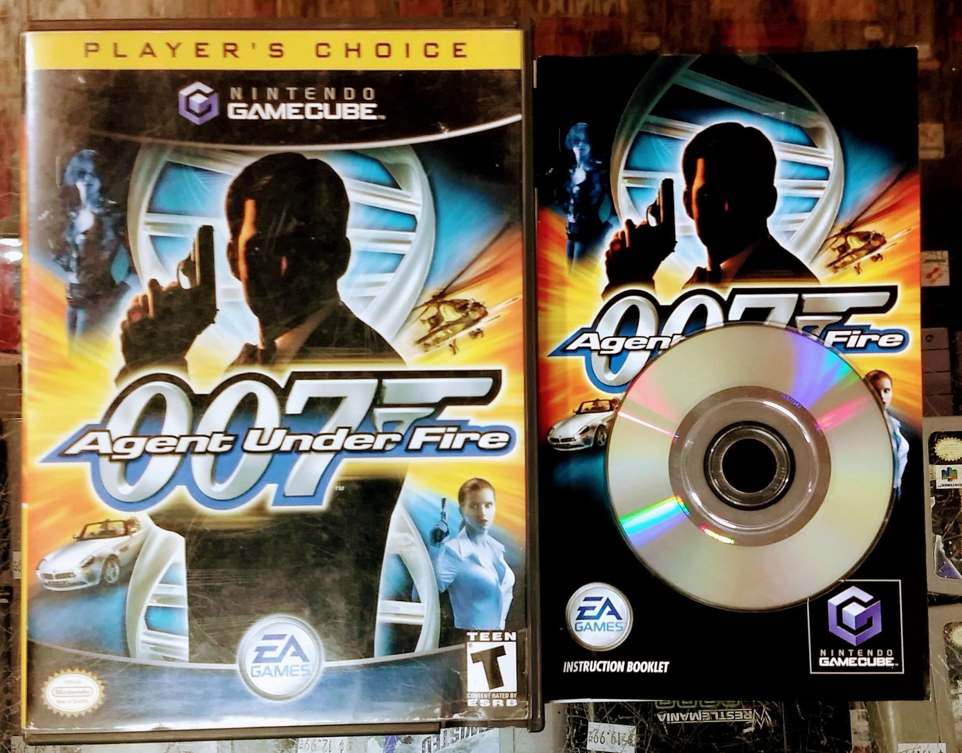 007 AGENT UNDER FIRE PLAYERS CHOICE (NINTENDO GAMECUBE NGC) - jeux video game-x