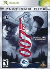 007 EVERYTHING OR NOTHING PLATINUM HITS (XBOX) - jeux video game-x