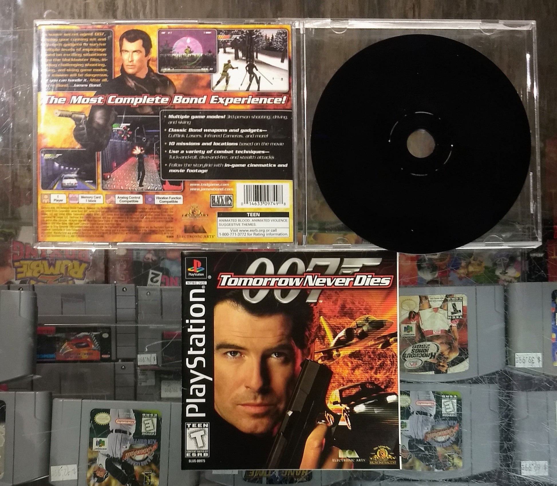 007 TOMORROW NEVER DIES (PLAYSTATION PS1) - jeux video game-x