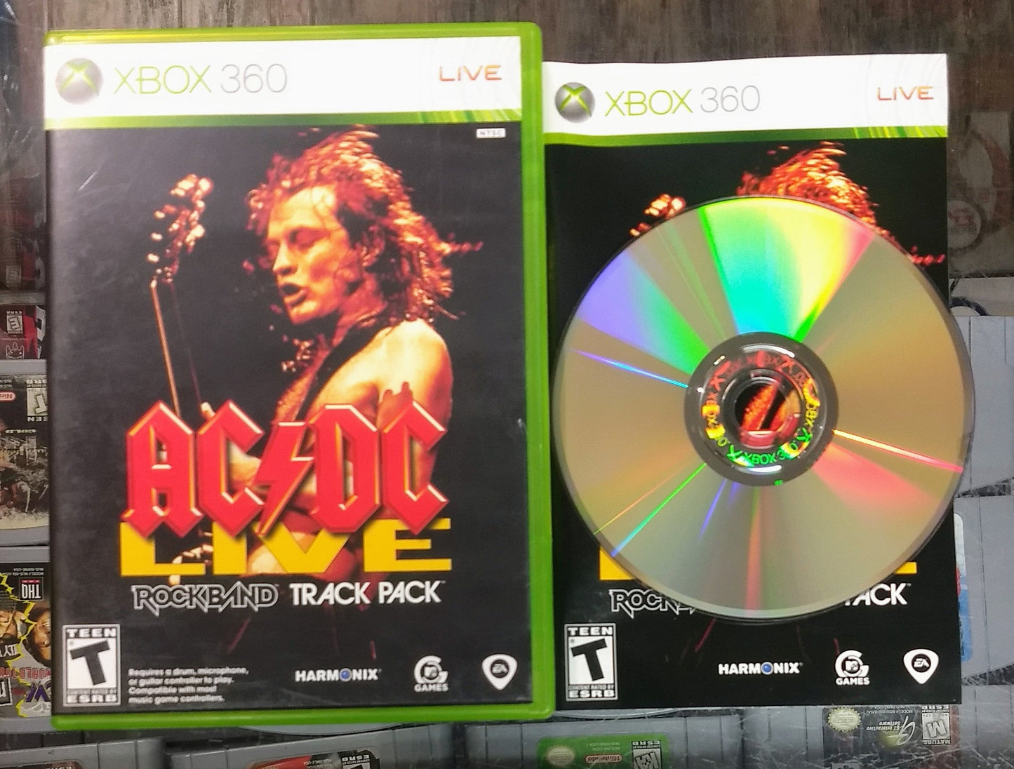 AC/DC LIVE ROCK BAND TRACK PACK (XBOX 360 X360) - jeux video game-x