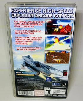 AFTER BURNER BLACK FALCON PLAYSTATION PORTABLE PSP - jeux video game-x