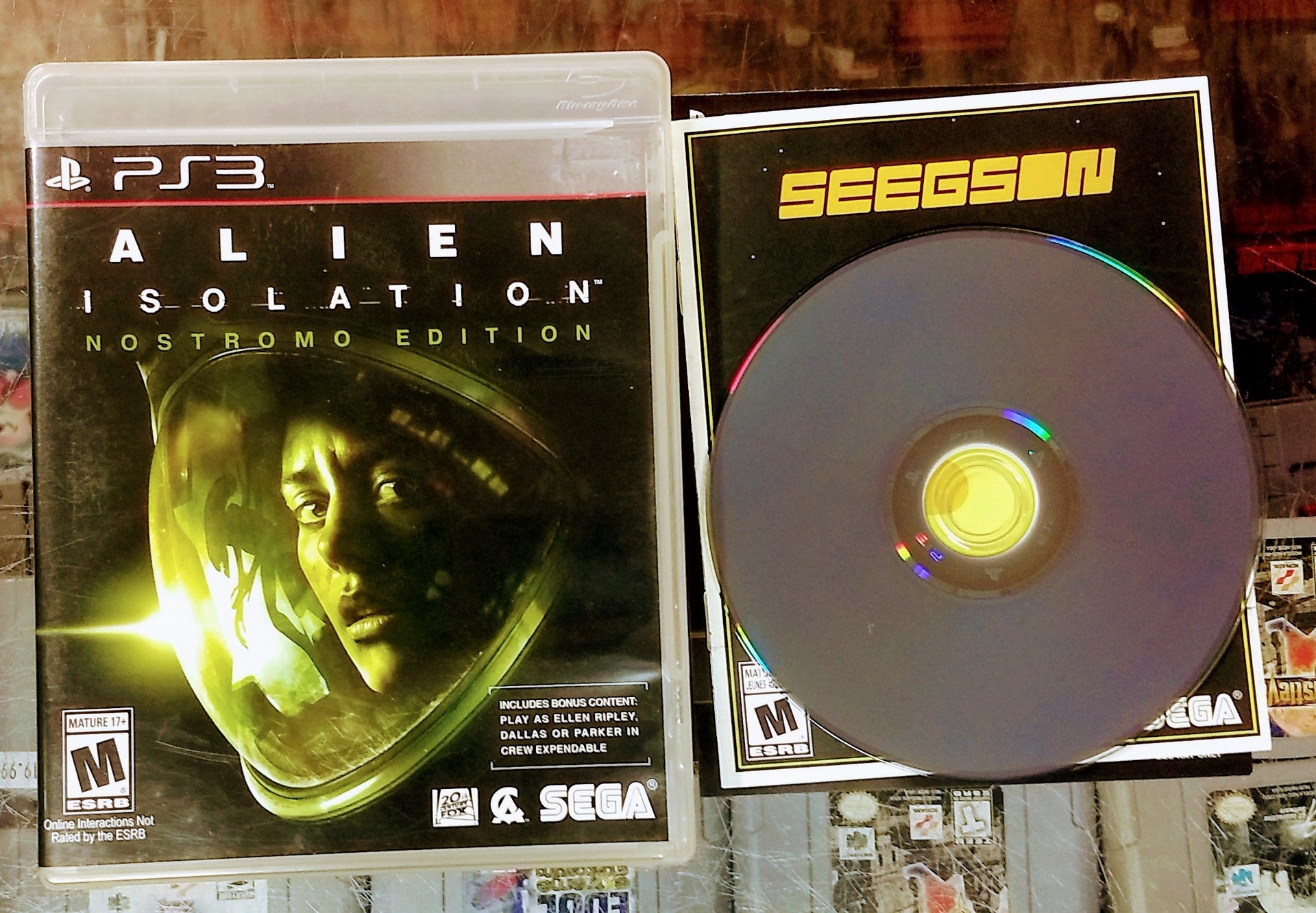 ALIEN: ISOLATION NOSTROMO EDITION (PLAYSTATION 3 PS3) | jeux video game-x