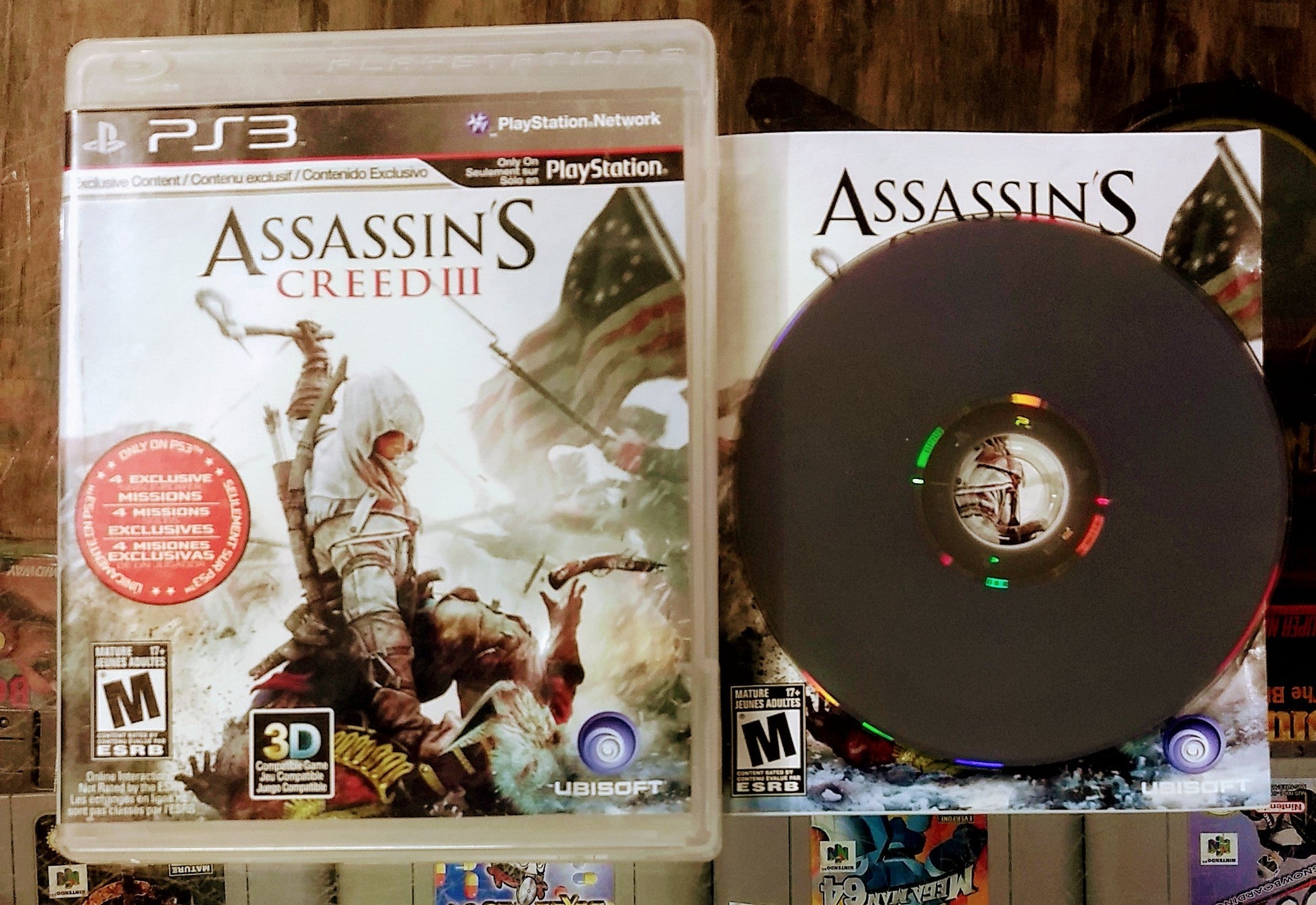 ASSASSIN'S CREED III 3 PLAYSTATION 3 PS3 - jeux video game-x