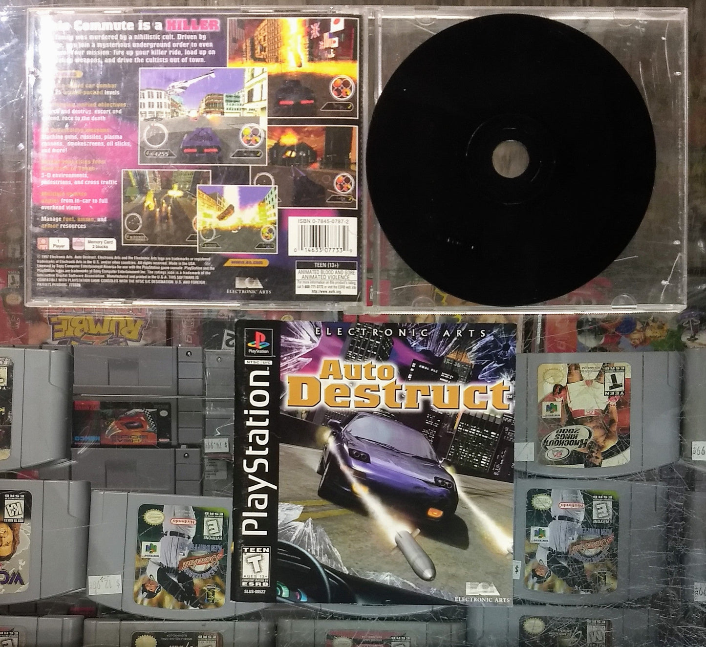 AUTO DESTRUCT (PLAYSTATION PS1) - jeux video game-x