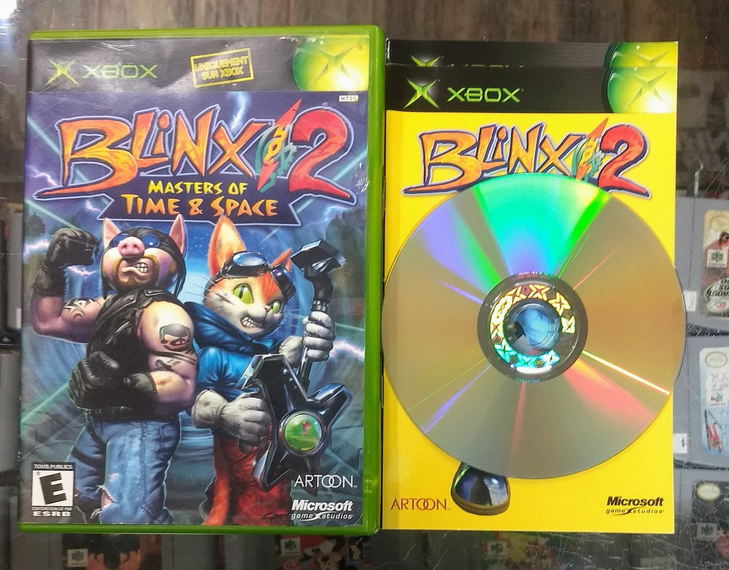 BLINX 2 MASTERS OF TIME AND SPACE (XBOX) - jeux video game-x