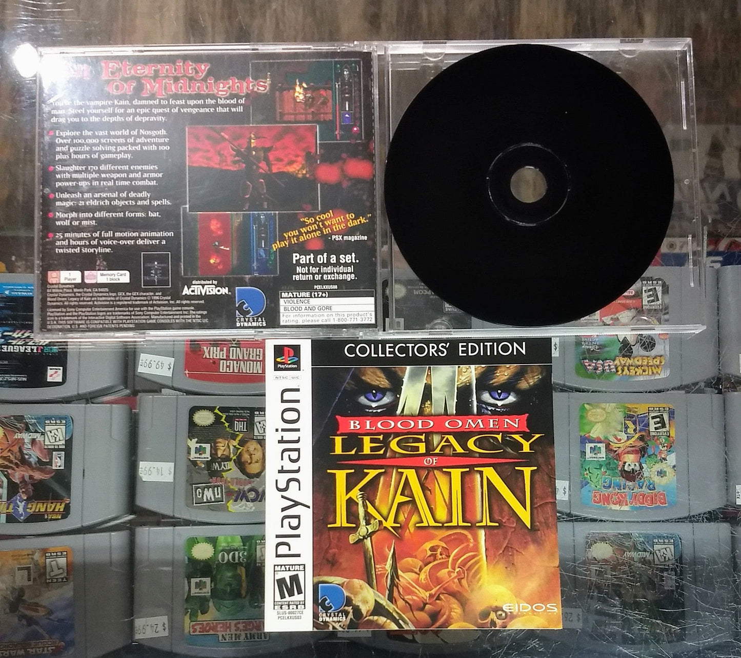 BLOOD OMEN LEGACY OF KAIN COLLECTOR'S EDITION (PLAYSTATION PS1) - jeux video game-x