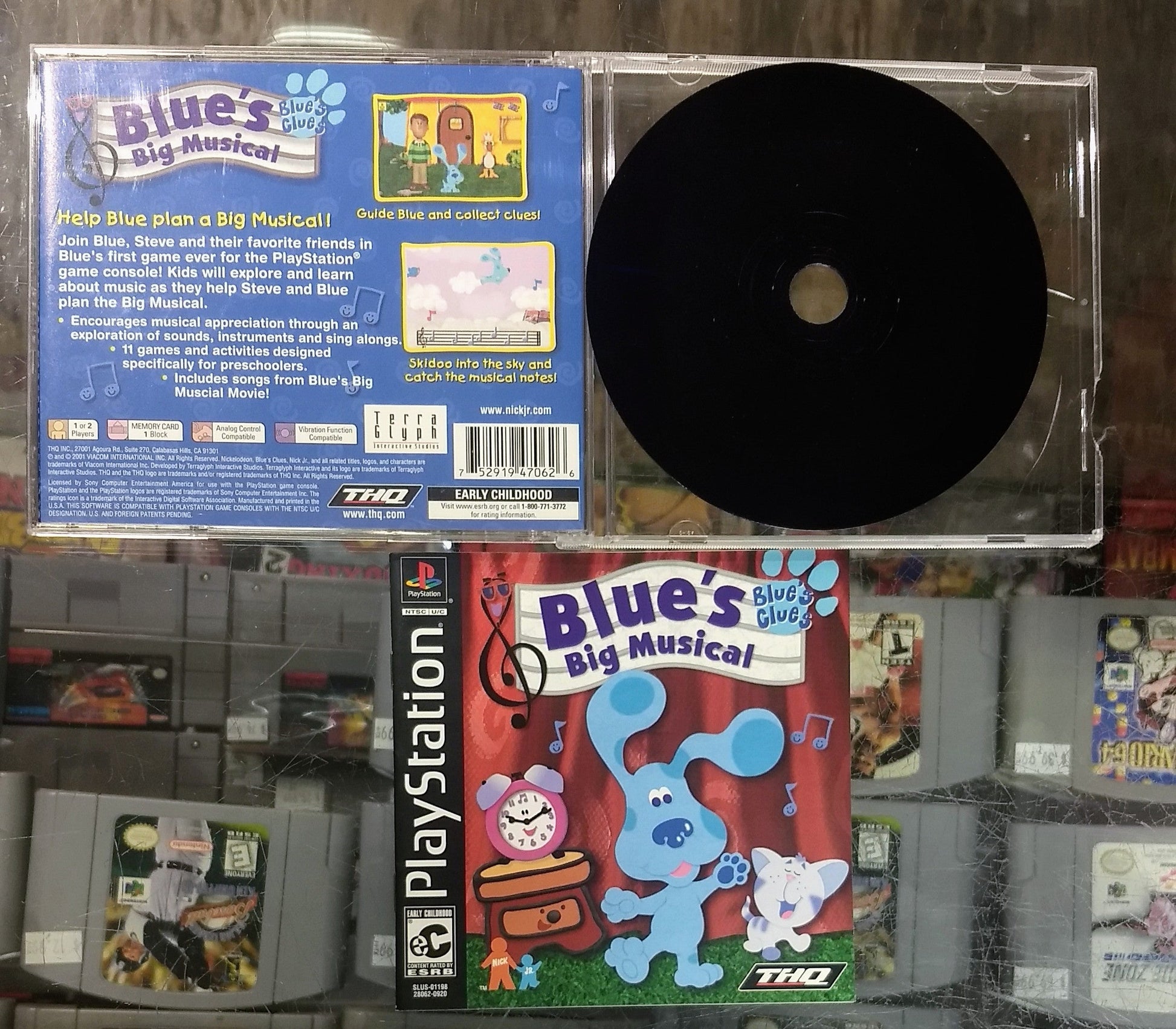 BLUE'S CLUES BLUES BIG MUSICAL (PLAYSTATION PS1) - jeux video game-x