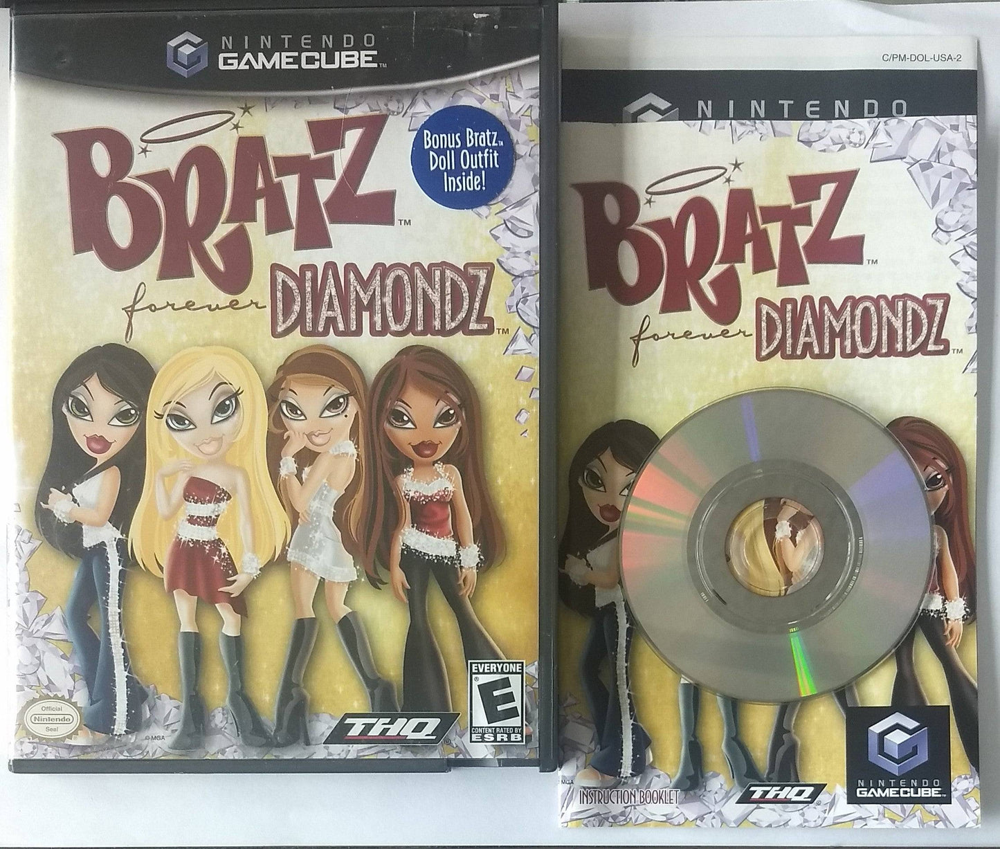 BRATZ FOREVER DIAMONDZ (NINTENDO GAMECUBE NGC) - jeux video game-x
