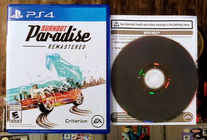 BURNOUT PARADISE REMASTERED (PLAYSTATION 4 PS4) - jeux video game-x