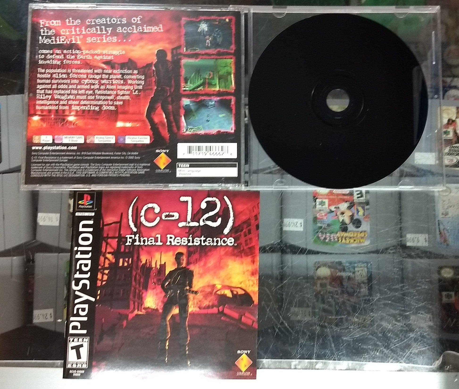 C-12 FINAL RESISTANCE  (PLAYSTATION PS1) - jeux video game-x