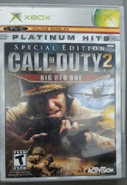 CALL OF DUTY 2 BIG RED ONE SPECIAL EDITION PLATINUM HITS (XBOX) - jeux video game-x