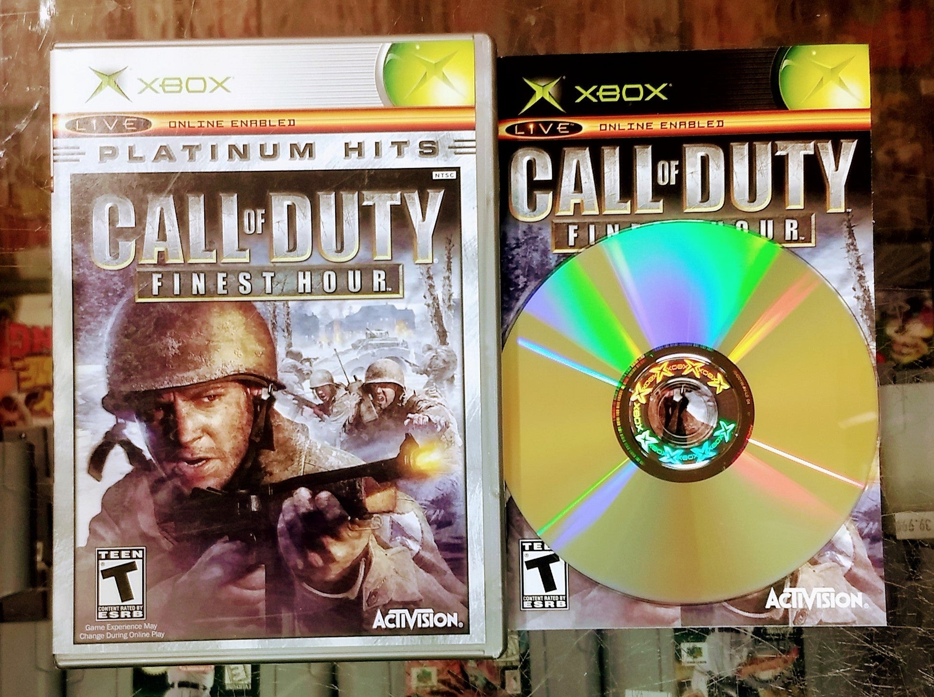 CALL OF DUTY FINEST HOUR PLATINUM HITS (XBOX) | jeux video game-x