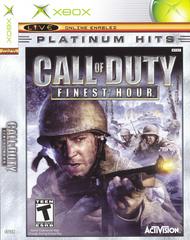 CALL OF DUTY FINEST HOUR PLATINUM HITS (XBOX) - jeux video game-x