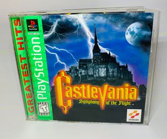 CASTLEVANIA SYMPHONY OF THE NIGHT GREATEST HITS PLAYSTATION PS1 - jeux video game-x