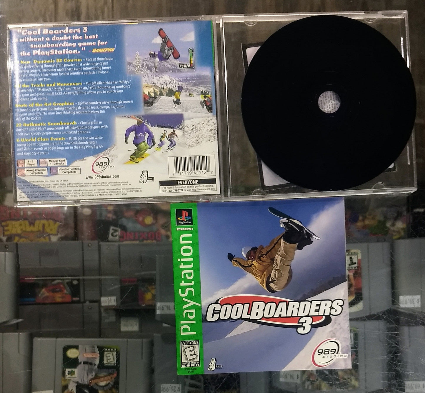 COOL BOARDERS 3 GREATEST HITS (PLAYSTATION PS1) - jeux video game-x