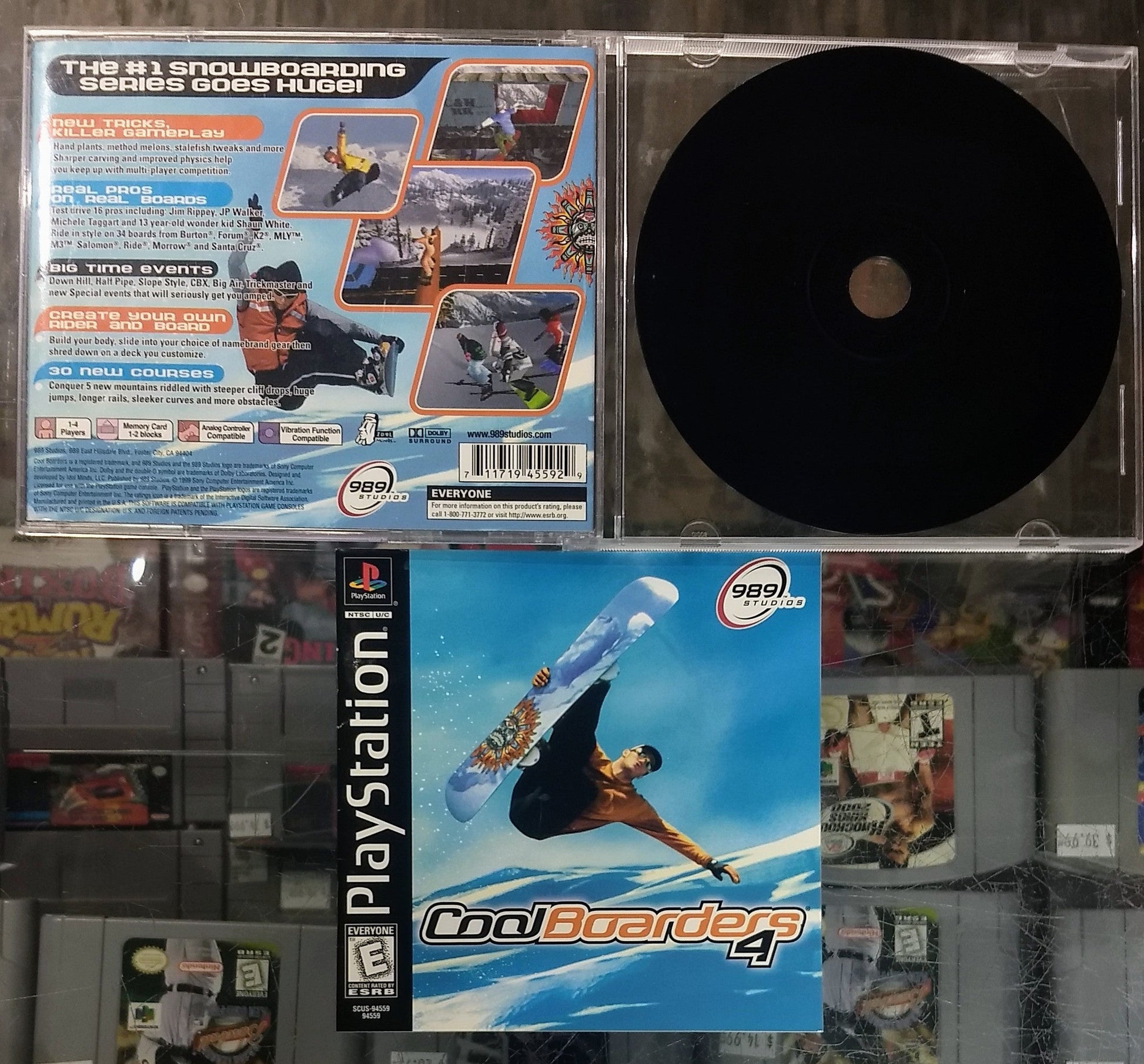 COOL BOARDERS 4 (PLAYSTATION PS1) - jeux video game-x