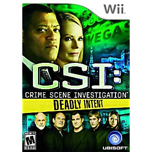 CSI: CRIME SCENE INVESTIGATION: DEADLY INTENT (NINTENDO WII) - jeux video game-x