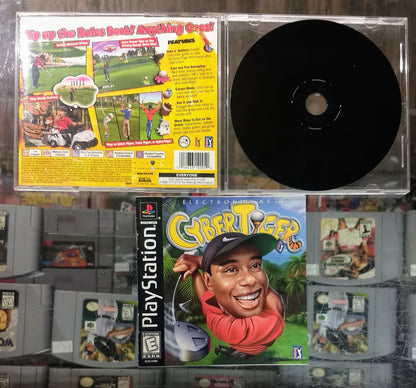 CYBER TIGER WOODS GOLF (PLAYSTATION PS1) - jeux video game-x